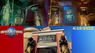 Revenge of The Mummy - The Ride - POV (Universal Studios Hollywood, 4/16/2022, Back Row)