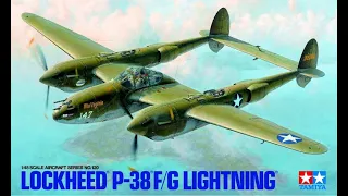 Tamiya 1/48 Lockheed P-38F/G Lightning # 61120