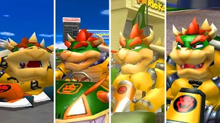 Evolution of Bowser Losing in Mario Kart Games (1992-2023)