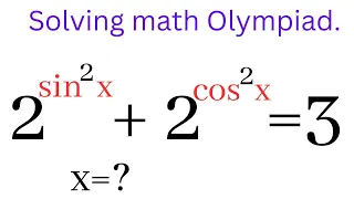 Trigonometric Class 11 | Chinese Math Olympiad Question.