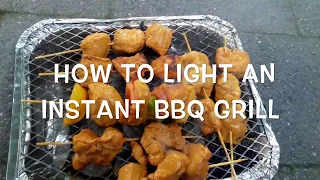 How To Use An Instant Disposable BBQ Grill