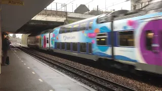 フランス国鉄N線 ムードン駅列車通過 三種盛り合わせ