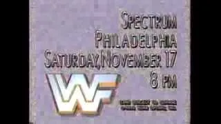 WWF Promo - Live at the Philadelphia Spectrum 11/17/90