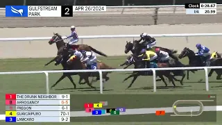 Gulfstream Park Carrera 2 - 26 de Abril 2024