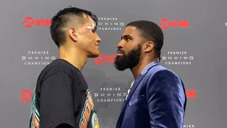 INTENSE FACE OFF BETWEEN BRANDON FIGUEROA & STEPHEN FULTON AHEAD OF SEPTEMBER 11TH BOUT