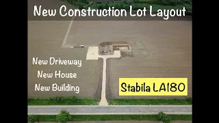 Laying out a New Construction Home Site (Stabila LA180)