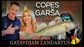 Copes Garša - EXCELLENT fishing for ZANDER and delicious Recipes! (RUS, ENG sub) (4K)