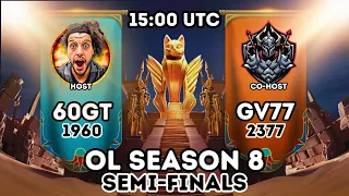 60GT (1960) vs GV77 (2377)  l Osiris League Season 8: Semi-finals W/Co-Host @Lambeau_RoK