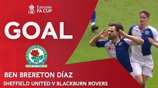 GOAL | Brereton Díaz | Sheffield United 0-1 Blackburn Rovers | Quarter-Final | Emirates FA Cup 22-23