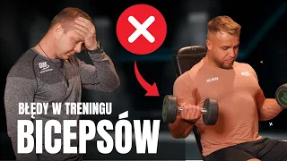 NIE POPEŁNIAJ TYCH BŁĘDÓW W TRENINGU BICEPSÓW!