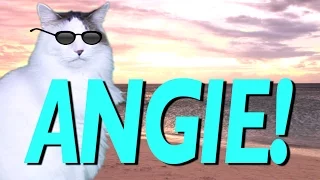 HAPPY BIRTHDAY ANGIE! - EPIC CAT Happy Birthday Song