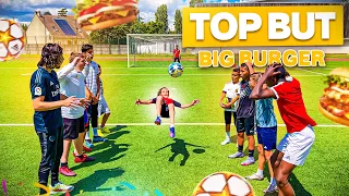 1 TOP BUT = 1 BIG BURGER ! DEFI FOOTBALL TECHNIQUE