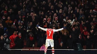 Arsenal vs Everton 2-0 01/03/2015 GOAL Rosicky