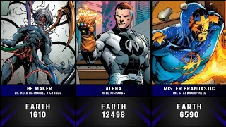 Alternative versions of Reed Richards