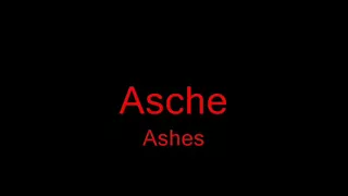 Asche zu Asche   Rammstein Lyrics and Translation1