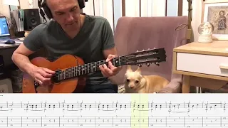Семиструнная гитара - Этюд (В.А.Русанов)