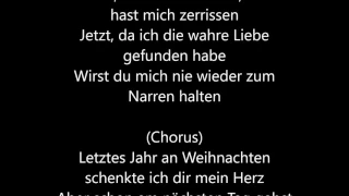 WHAM! - Last Christmas [Deutsche Übersetzung / German Lyrics]