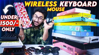 Bought 10 Best Selling Wireless Keyboard Mouse Combos Under Rs.1500/-