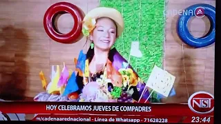 Celebrando jueves de Compadres en "Cadena A" - Ballet Folklórico Nueva Esperanza