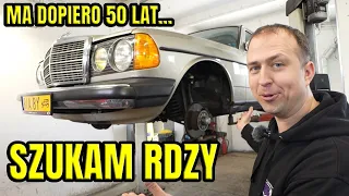 SZUKAM RDZY W 50LETNIM MERCEDESIE... WIOSENNA SERIA POWAŻNYCH NAPRAW...