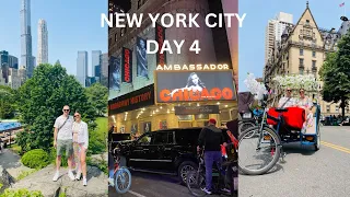 NEW YORK CITY VLOG | Day 4 | Central Park, Ellen’s stardust diner, Chicago on broadway