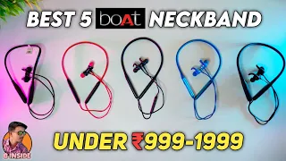 Best 5 Boat Bluetooth Earphones Under ₹999-1999 || Best Neckband From Boat Under ₹2000 || June 2022