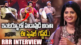 RRR Most Hilarious Interview | NTR | Ram Charan | Rajamouli | TV5 Tollywood