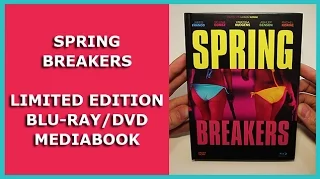 SPRING  BREAKERS - LIMITED BLU-RAY/DVD/CD MEDIABOOK UNBOXING