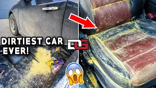 Deep Cleaning The Most INSANELY Dirty Car! | The Detail Geek