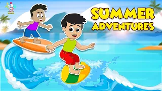 Summer Adventures | English Moral Stories | Kulfi Time For Kids | Animated Cartoon | Puntoon Cartoon