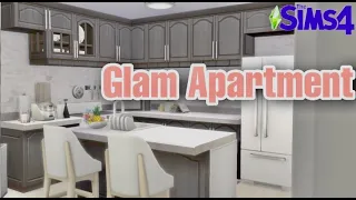 GLAM APARTMENT The Sims 4 Speed Build + CC