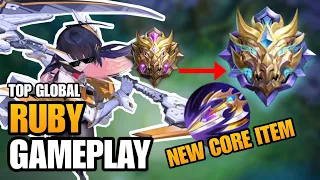 BEST BUILD FOR RUBY | MYTHICAL HONOR RUBY GAMEPLAY 2023 | NEW OUTRO!!! | ikanji | MOBILE LEGENDS