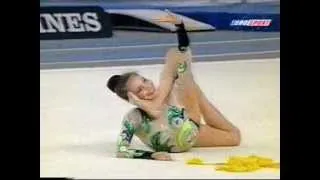 Alina Kabaeva (RUS) with Ribbon in European Masters Team Competition 1999