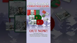 "Bing Crosby's Christmas Gems" album is available NOW! #christmas #bing