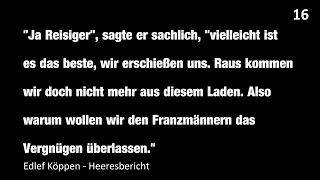 Edlef Köppen Heeresbericht - Lesung Teil 16