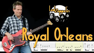 Led Zeppelin - Royal Orleans (Bass Tabs + Notation) By  @ChamisBass  #chamisbass #basstabs