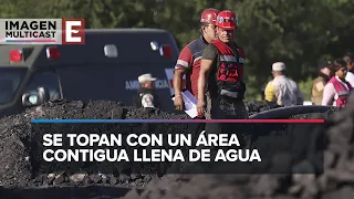 10 mineros atrapados en derrumbe de pozo de carbón en Coahuila
