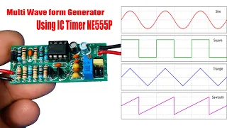 DIY how to make multi wave form generator Signal generator