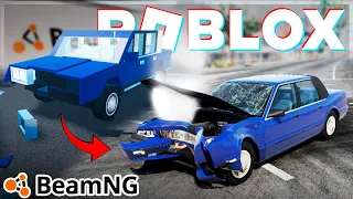 BeamNG VS Roblox 💥Car Crash Compilation 6