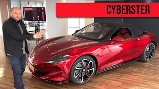 MG Cyberster revealed | First look at MG's first EV roadster!