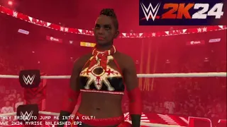 THEY TRIED TO JUMP ME INTO A CULT! WWE 2K24 MYRISE UNLEASHED EP2