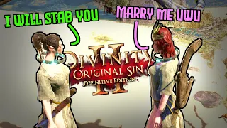 Divinity Original Sin 2... But it's a Dating Sim! | Funny Moments Highlights