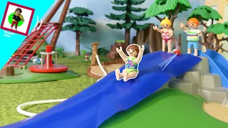 Playmobil Film "Die selbst gebaute Wasserrutsche" Familie Jansen / Kinderfilm / Kinderserie