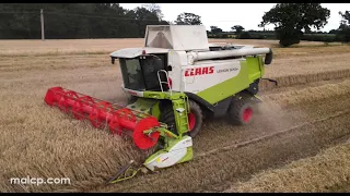 4Kᵁᴴᴰ Harvest 2023: Claas Lexion 570+ on a dull evening last week in Blaxhall, Suffolk