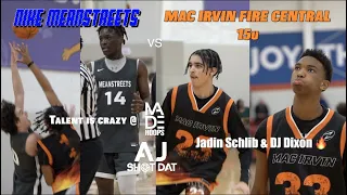 Mac Irvin Fire Central vs Nike Meanstreets 15u go AT EACH OTHER! @ Made Hoops Chicago!! DJ Dixon🔥