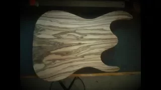 How to build a 7 strings guitar - Body with curved top [Part. 1]