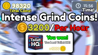 INTENSE METHOD! GRIND COINS FASTER *NEW STRATEGY* (Toilet Tower Defense)