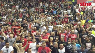 Delije na košarkaškom derbiju sezona 2015/16 (Basketball Belgrade Ethernal derby)