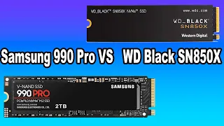 Samsung 990 Pro VS WD BLACK SN850X No Vas Creer Cual Es Mejor