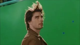 Vanilla Sky Ending Scene, Davids Jump To Reality  (Filming With Green Screen)